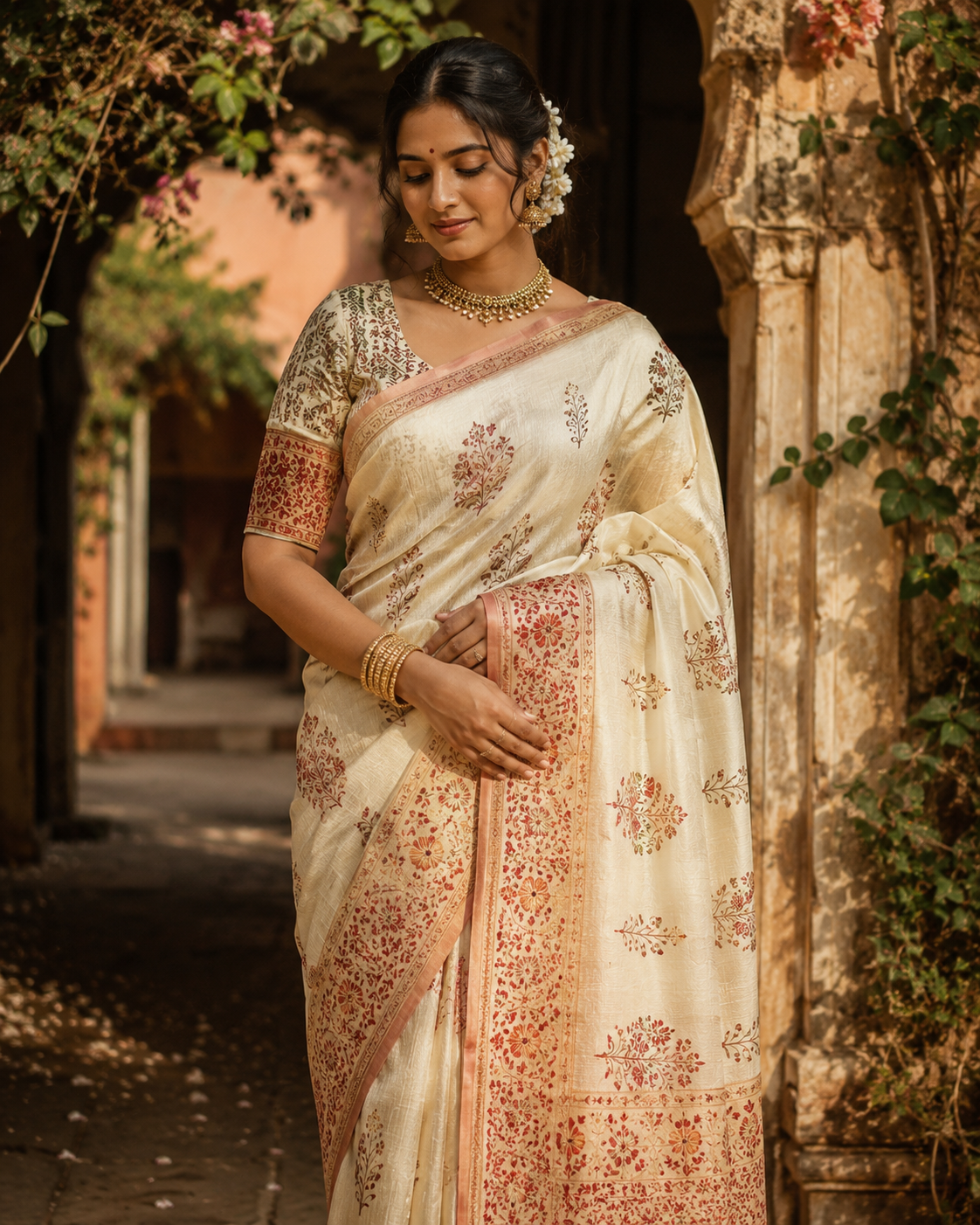 different Customized saree designs online featuring artistic design for festive occasions